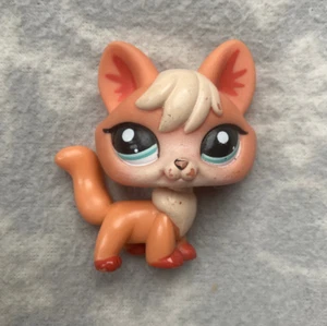 Littlest Pet Shop LPS #1812 orange creme fuchs blaue Augen - Bild 1 von 3