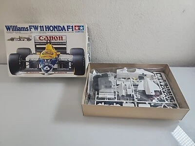 Tamiya Williams FW 11 Honda F-1 Grand Prix 1:20 Model Kit #20019 Vintage 1986 - Image 1 of 4