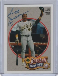 1990 Upper Deck Baseball Heroes #8 of 9 Reggie Jackson - Picture 1 of 1