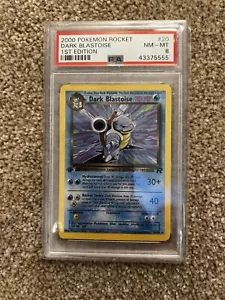 2000 Pokémon Rocket 1st Edition Dark Blastoise #20 - PSA 8 - Picture 1 of 2