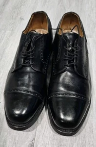 Allen Edmonds  Black Cap-Toe Leather Oxford Size 12 - Picture 1 of 8
