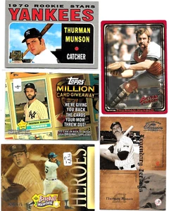 LOTE PREMIUM THURMAN MUNSON: 10 CARTAS TODAS DIFERENTES COMO NUEVAS - N.Y.YANKEES - Imagen 1 de 2