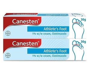 Canesten Anti-Fungal Cream Treatment - Jock Itch - Athlete’s Foot - 30g x 2 PACK - Picture 1 of 5