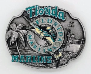 Vintage Florida Marlins Belt Buckle - Picture 1 of 7