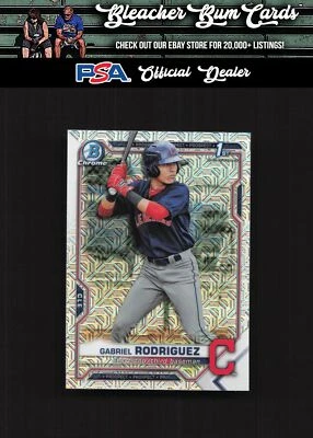 2021 Bowman Chrome BCP-180 Gabriel Rodriguez Mojo Refractor 1st - Image 1 of 2