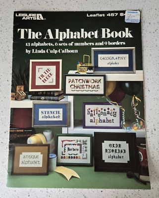 Leisure Arts - The Alphabet Book - 1986 - 12 Pages - Image 1 of 4