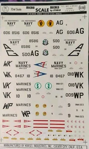 Microscale 1 72 US Navy and Marines A-4C/E Skyhawks - Picture 1 of 1
