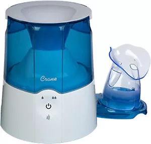 Crane EE-5202 Inhaler & Warm Mist Humidifier, 0.5 Gallon, Blue & White - Picture 1 of 9