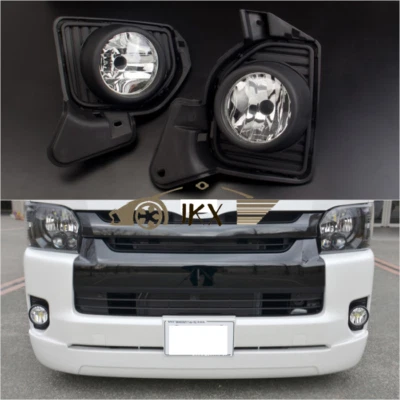 Faros antiniebla de conducción luces antiniebla y cableado para Toyota Hiace 200 furgoneta de cercanías 2014-2017 Foto 1 de 4