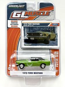 1970 FORD MUSTANG / GL MUSCLE Series 7    2015 Greenlight 1:64 Die-Cast Vehicle