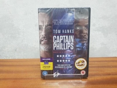Tom Hanks Captain Phillips DVD - New & Sealed  - Image 1 of 2