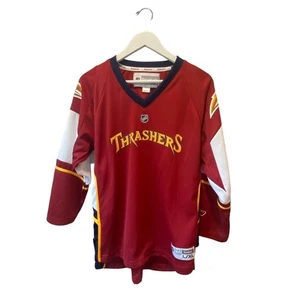 Maglia squadra di hockey Reebok Atlanta Thrasher taglia Youth Large usata in ottime condizioni - Foto 1 di 14