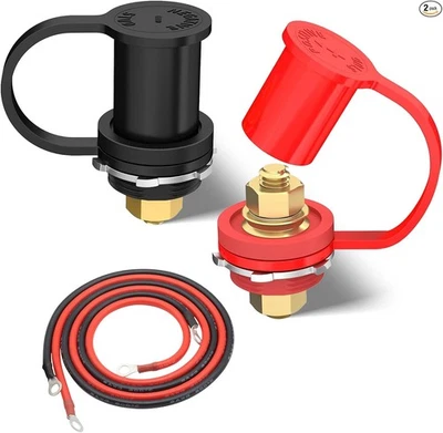 Panel Batería Terminal Mampara Conectores Alta Corriente 3/8" Perno con Cobre Co Foto 1 de 4