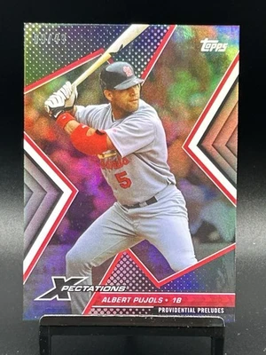 ALBERT PUJOLS 2023 Topps Xpectations Iridescent Foil #/49 - Image 1 of 2