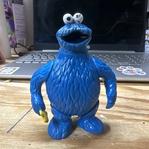 Vintage 1985 Tara Toys PVC Figur Sesamstraße Muppets Krümelmonster 3,75" - Bild 1 von 7