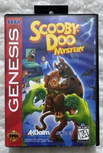Sega Genesis Scooby Doo Mystery Game Rare Original Box & Artwork T-81526 #80036 - Picture 1 of 24
