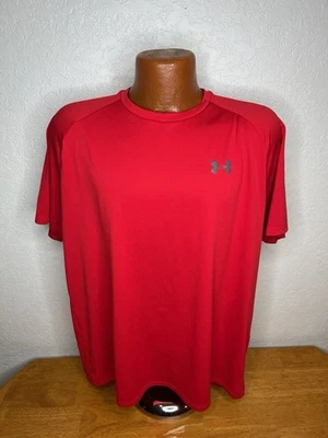 Camiseta atlética masculina Under Armour The Tech S/S extra grande GG _ poliéster - Imagem 1 de 4