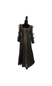 Merlyn Custom Costuming Renaissance Steampunk Dress Overcoat Size Medium   W16 - Picture 1 of 14