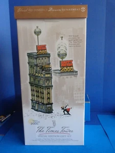 1999 DEPT 56 THE TIMES TOWER 2000 BALL DROP SPECIAL ED - FUNKTIONIERT SUPER - Bild 1 von 15