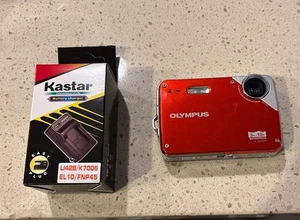 Olympus Waterproof X-560WP Digital Camera 10.0 MP 4x Zoom -64mb Storage Bundle - Picture 1 of 7