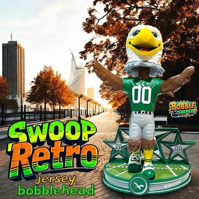 Camiseta retro SWOOP Philadelphia Eagles Superstar "Kelly Green" NFL Bobblehead Foto 1 de 4