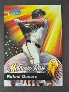 2025 Bowman Chrome - Rafael Devers #MR-13 - Meteoric Rise - Boston Red Sox - Picture 1 of 2