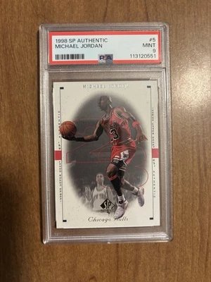1998-99 SP Authentic - Michael Jordan #5 - Image 1 of 2