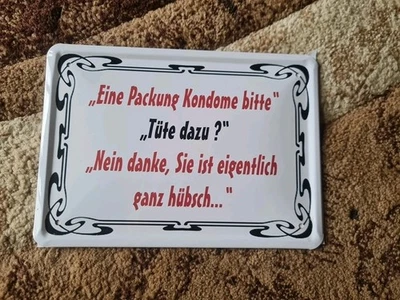 Blechschild / Metallschild  15 X 20 cm  - 15 -  - Bild 1 von 2