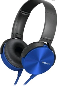 Sony MDR-XB450AP Extra Bass On the Ear Headphones - Black - Picture 1 of 3