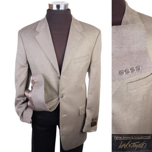 Lord & Taylor Sport Coat Jacket Blazer 3-Button Sz 42R Wool/Silk Vent-less NWT - Picture 1 of 15