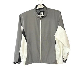 FootJoy DryJoys Chaqueta de Lluvia Hidrolite Para Hombres XL Azul Cuadros Impermeable Golf 1/2 Cremallera - Imagen 1 de 11
