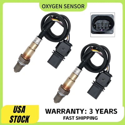2x Up+Down Oxygen Sensor For Volkswagen Beetle Golf Jetta DIESEL Turbo 2010-2015 Foto 1 de 4
