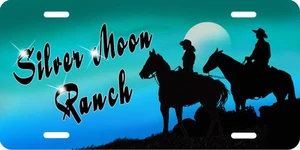 Cowboy Cowgirl Ranchers License Plate Personalize With Text Gifts Men Ladies - Picture 1 of 1