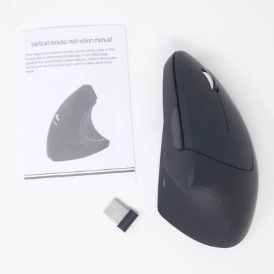 Right Handed 2.4GHz Wireless USB Ergonomic Vertical Optical Mouse 6 button - Image 1 of 4