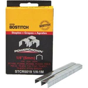 Bostitch Powercrown Tacker Staples 1/4'' (1000-pack) STCR5019 1/4-1M - Picture 1 of 1