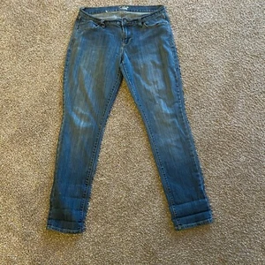 Old Navy Womens Medium Wash The Flirt Mid Rise Skinny Jeans Size 6 Short  - Picture 1 of 8