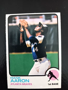 1973 Topps #100 Hank Aaron - Picture 1 of 2