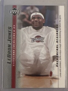 2004 Upper Deck Lebron James Phenomenal Beginning Card #4 Cleveland Cavaliers - Bild 1 von 2
