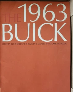 1963 Buick Prestige Sales Brochure Electra 225 Wildcat Invicta LeSabre Skylark - Bild 1 von 1