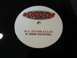DJ HYDRAULIC RUSH DA FLOOR 2000 VINYL BREAKBEATS HOUSE FUNK TECHNO RARE - Picture 1 of 6