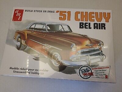 AMT 1:25 1951 Chevy Bel Air Chevrolet Saloon Scale American Car Plastic Kit • 25£