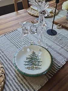 SPODE CHRISTMAS TREE 12 COATED LUNCH PLATES NEW - Picture 1 of 7
