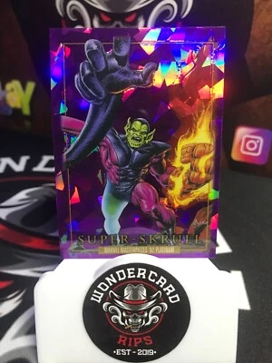 2024 SkyBox Marvel Masterpieces '92 Platinum - Purple Crystals #84 SUPER SKRULL - Image 1 of 2