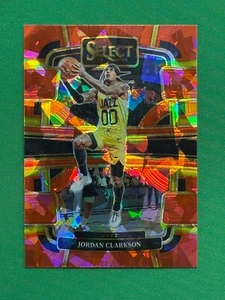 2023-24 Panini Select Red Cracked Ice Prizms Parallel #33 Jordan Clarkson - Picture 1 of 2
