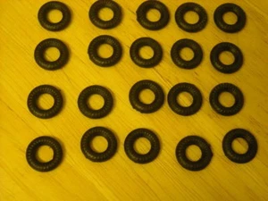 15mm ribbed Dinky replacement tyres pack of 20 K & R Replicas - Picture 1 of 1