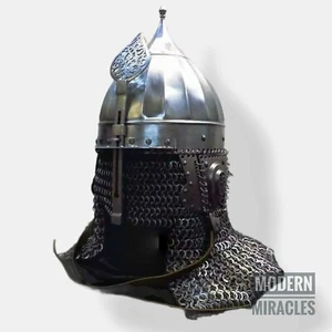 Casco armatura casco ottomano medievale con regalo Aventail Warrior - Foto 1 di 7