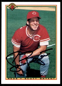 1990 Bowman #59 Scott Bryant IP Signed Card Auto Autographed