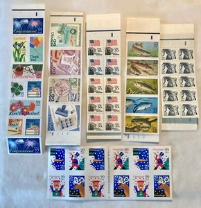 Seven Complete Assorted US Stamp BOOKLETS - MNH FV = $17.64 - Picture 1 of 2