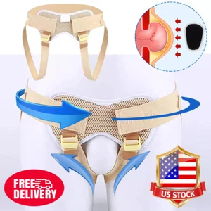Hernia Support Belt Double Groin Sports Hernia Pain Relief Truss Brace For Men - Picture 1 of 40