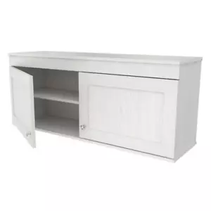 inval america LLC Buffet Cabinet (47.2" x 20.4" x 13.7") Wall Mounted Wood White - Picture 1 of 7